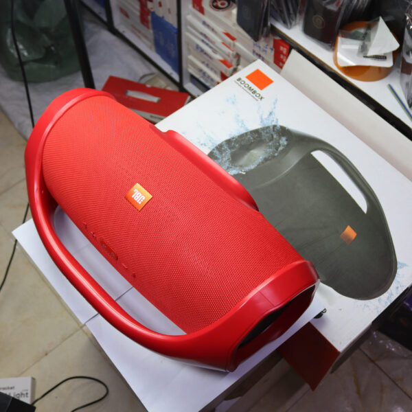 Booms Box Portable Wireless Bluetooth Speaker (Red)