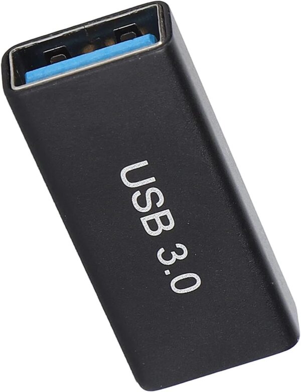 Transmission Converter, USB3.0 A Female to USB‑A Female Adapter Efficient Transmission Converter for USB3.0 Data Cable - Image 3