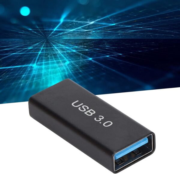 Transmission Converter, USB3.0 A Female to USB‑A Female Adapter Efficient Transmission Converter for USB3.0 Data Cable - Image 4