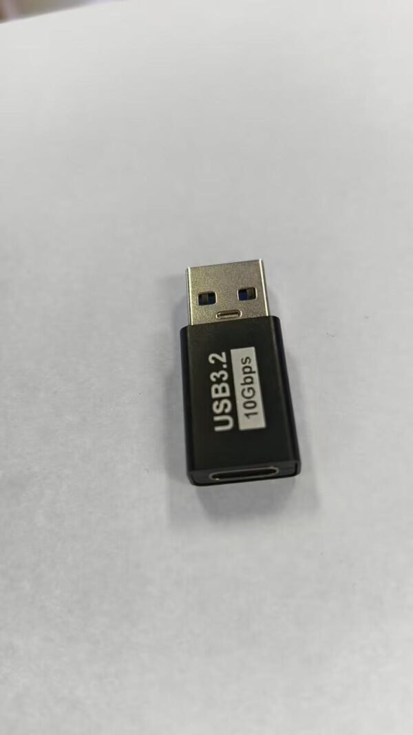 Portability USB C Male to USB3.1 male Adapters 10Gbps Data Transfer 60WQC PD 15W Power Supply