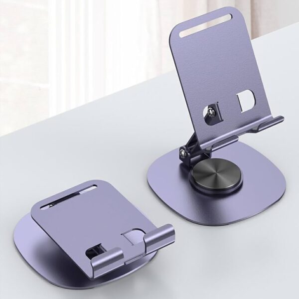 Aluminum Alloy Mobile Phone Holder Lazy Folding 720 Degrees Rotating Tablet Stand Gift Desktop Metal iPa d Mobile Phone Holder - Image 2