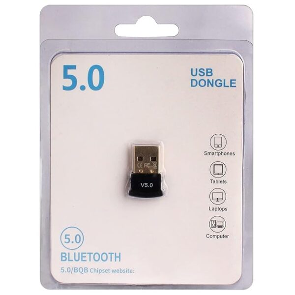 Sellingal Ultra-Mini Bluetooth CSR 4.0 USB Dongle Adapter for Windows Computer (Black:Golden)