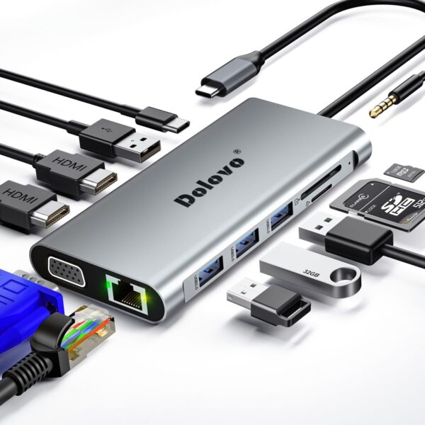 Type C to HDTV 11 in 1 USB Hub