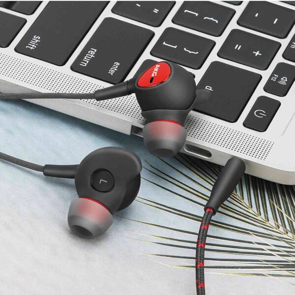 Wired 3.5MM Jack Durable Earphones Earbuds w Microphone and Volume Control, Deep Bass Clear Sound Noise Isolating in Ear Headphones, Compatible with Samsung Galaxy M62 Tuned by AKG - Image 2