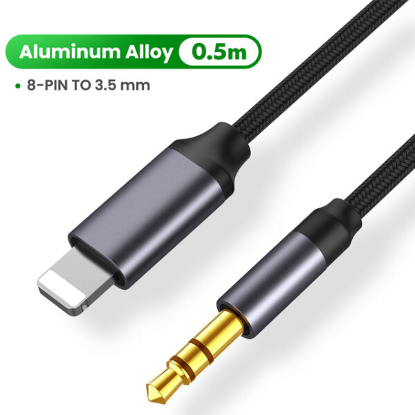 X-Scoot Lightning To AUX Adapter Cable For All IPhone Phones - 1 Meter. - Image 5