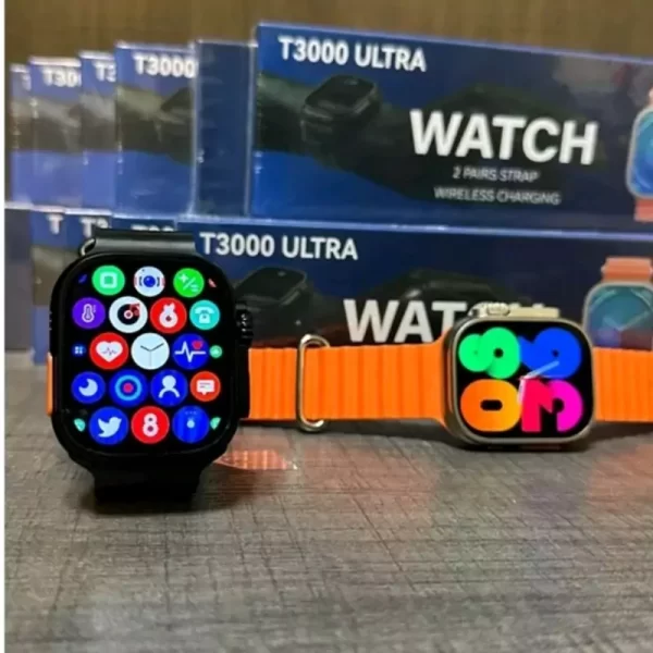 Smartwatch T3000 Ultra avec 2 Bracelets