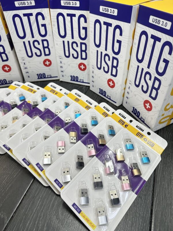 USB to USB C Adapter 1/4Pack Type C Female to USB A Male Charger Cable Converter
